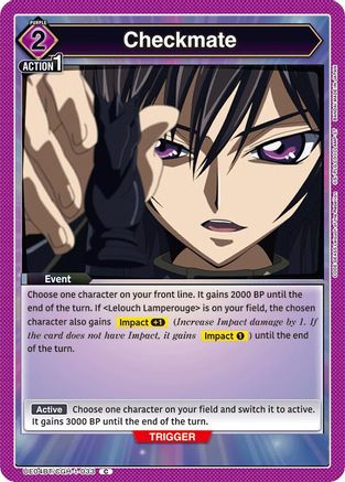 Checkmate (UE04BT/CGH-1-033) - Code Geass Lelouch of the Rebellion