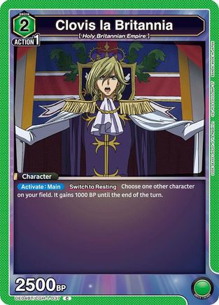 Clovis la Britannia (UE04BT/CGH-1-037) - Code Geass Lelouch of the Rebellion