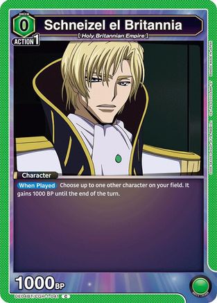 Schneizel el Britannia (UE04BT/CGH-1-041) - Code Geass Lelouch of the Rebellion