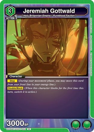 Jeremiah Gottwald (052) (UE04BT/CGH-1-052) - Code Geass Lelouch of the Rebellion Foil