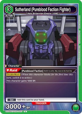 Sutherland (Pureblood Faction Fighter) (UE04BT/CGH-1-057) - Code Geass Lelouch of the Rebellion