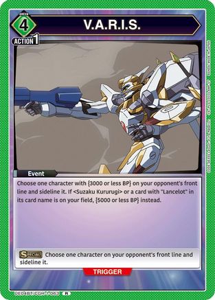 V.A.R.I.S. (UE04BT/CGH-1-063) - Code Geass Lelouch of the Rebellion Foil