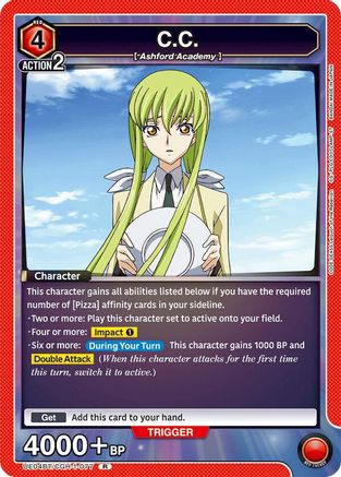 C.C. (077) (UE04BT/CGH-1-077) - Code Geass Lelouch of the Rebellion Foil