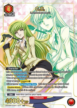 C.C. (077) (R*) (UE04BT/CGH-1-077) - Code Geass Lelouch of the Rebellion Foil