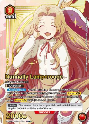 Nunnally Lamperouge (084) (SR**) (UE04BT/CGH-1-084) - Code Geass Lelouch of the Rebellion Foil