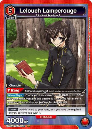 Lelouch Lamperouge (092) (UE04BT/CGH-1-092) - Code Geass Lelouch of the Rebellion Foil