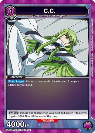 C.C. (102) (UE04BT/CGH-1-102) - Code Geass Lelouch of the Rebellion Foil