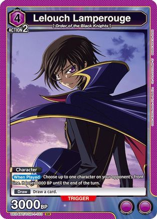 Lelouch Lamperouge (103) (UE04BT/CGH-1-103) - Code Geass Lelouch of the Rebellion Foil