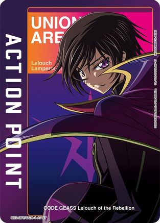 Action Point Card (AP07) (Lelouch Lamperouge) (UE04BT/CGH-1-AP07) - Code Geass Lelouch of the Rebellion