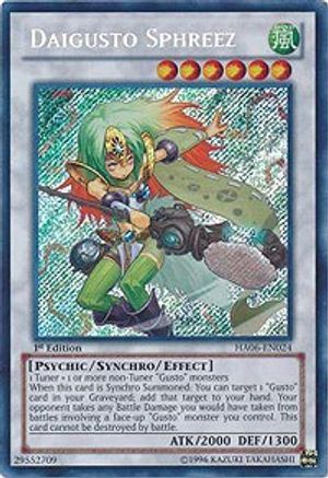 Daigusto Sphreez (HA06-EN024) - Hidden Arsenal 6: Omega Xyz Unlimited