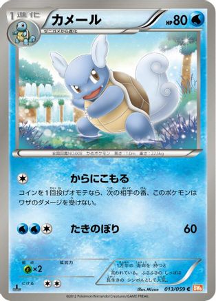 [JP] Wartortle (013/059) - BW6 Cold Flare