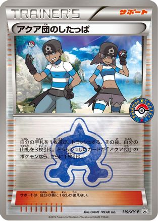 [JP] Team Aqua Grunt - 119/XY-P (119/XY-P) - XYP XY Promos Holofoil