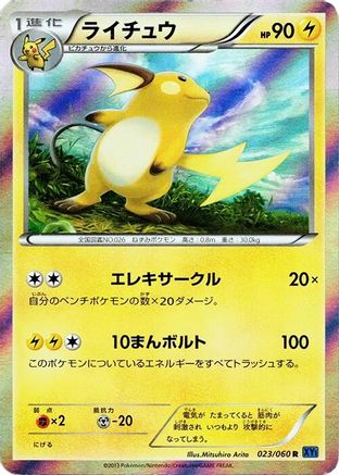 [JP] Raichu (023/060) - XYBx Collection X