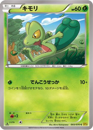 [JP] Treecko (003/070) - XY5Bg Gaia Volcano Unlimited