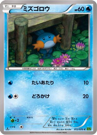 [JP] Mudkip (012/070) - XY5Bt Tidal Storm 1st Edition