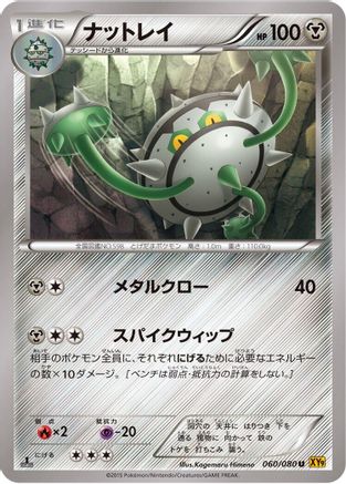 [JP] Ferrothorn (060/080) - XY9 Rage of the Broken Heavens 1st Edition