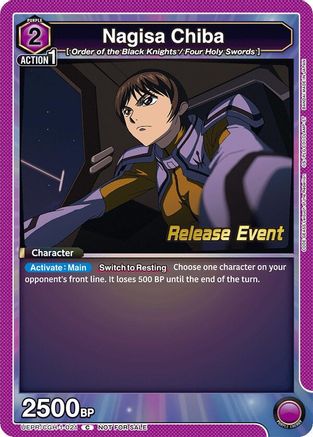 Nagisa Chiba (UEPR/CGH-1-021) - Code Geass Lelouch of the Rebellion Release Event Cards