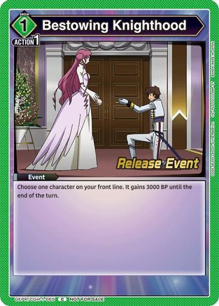 Bestowing Knighthood (UEPR/CGH-1-065) - Code Geass Lelouch of the Rebellion Release Event Cards