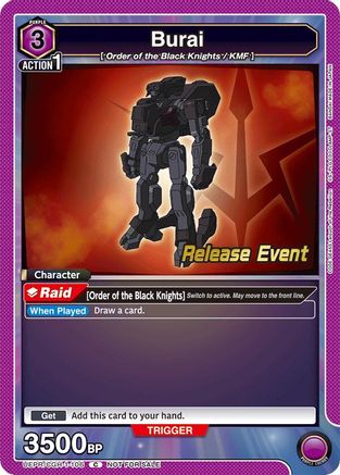 Burai (UEPR/CGH-1-106) - Code Geass Lelouch of the Rebellion Release Event Cards