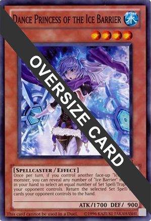 Dance Princess of the Ice Barrier (Oversized) (STBL-EN033) - Miscellaneous Promotional Cards
