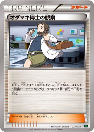 [JP] Professor Birch's Observations (013/018) - XYD M RayquazaEX Mega Battle Deck