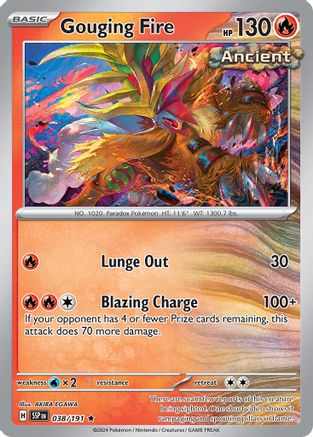 Gouging Fire - 038/191 38 - Deck Exclusives