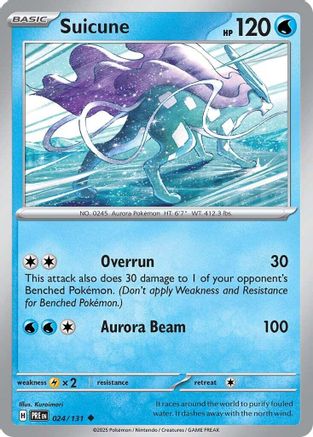 Suicune 24 - SV Prismatic Evolutions