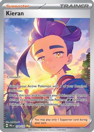 Kieran - 174/131 174 - SV Prismatic Evolutions Holofoil