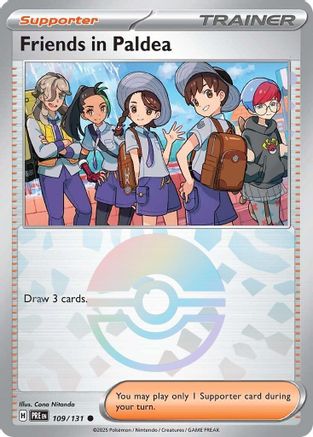 Friends in Paldea - 109/131 (Poke Ball Pattern) 109 - SV Prismatic Evolutions Holofoil