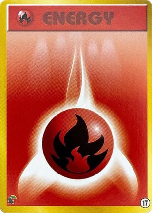 [JP] Basic Fire Energy - 17 (17) - Intro Pack Neo Chikorita