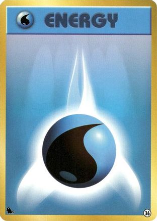 [JP] Basic Water Energy - 36 (36) - Intro Pack Squirtle