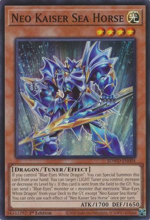 Neo Kaiser Sea Horse (SDWD-EN004) - Structure Deck: Blue-Eyes White Destiny 1st Edition