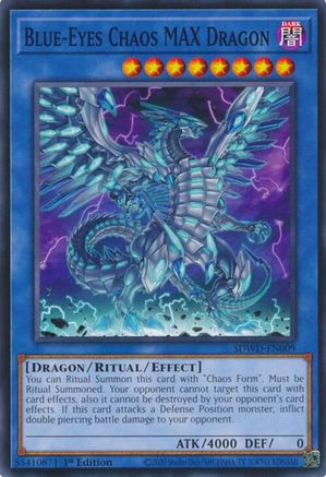 Blue-Eyes Chaos MAX Dragon (SDWD-EN009) - Structure Deck: Blue-Eyes White Destiny Unlimited