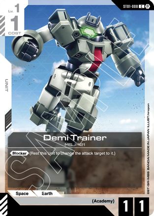 Demi Trainer (ST01-008) - Edition Beta