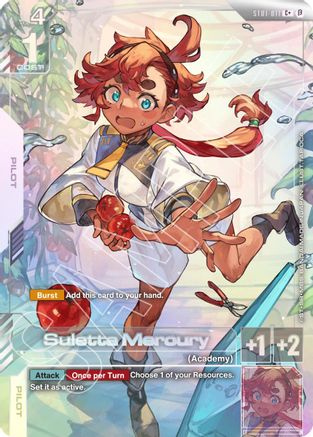 Suletta Mercury (C+) (ST01-011) - Edition Beta Holofoil