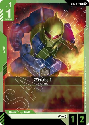 Zaku I (ST03-007) - Edition Beta