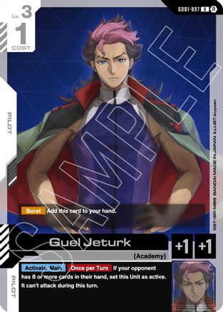 Guel Jeturk (GD01-097) - Edition Beta