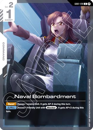 Naval Bombardment (GD01-120) - Edition Beta