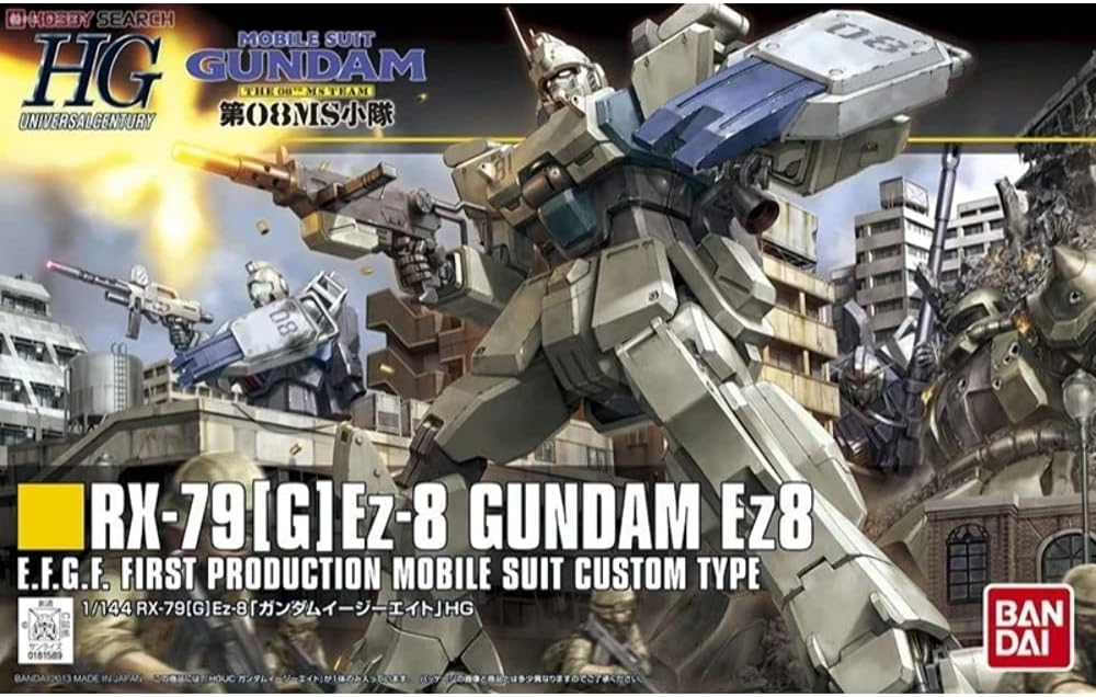 Bandai HGUC #155 1/144 RX-79(G)Ez-8 Gundam Ez8 Gundam The 08th MS Team