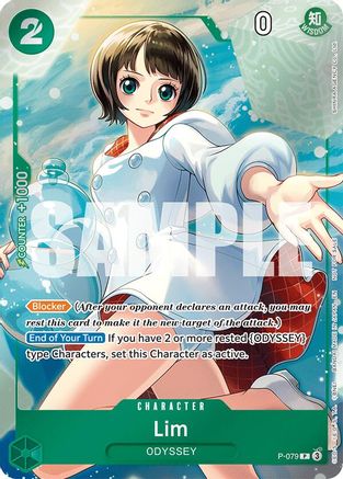 Lim (Event Pack Vol. 6) (P-079) - One Piece Promotion Cards Foil
