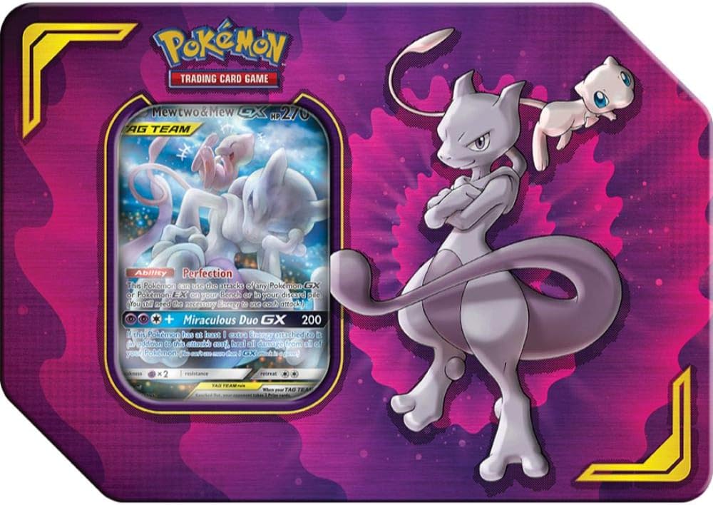 Pokémon TCG - Sun & Moon - Tag Team Tin (Mewtwo & Mew GX)