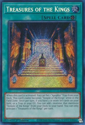 Treasures of the Kings (MZTM-EN006) - Maze of the Master 1st Edition