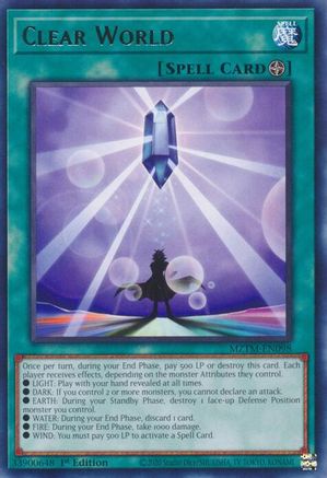 Clear World (MZTM-EN098) - Maze of the Master 1st Edition