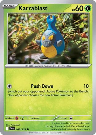 Karrablast 9 - SV09 Journey Together Reverse Holofoil