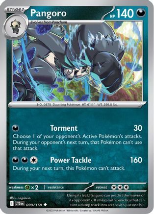 Pangoro 99 - SV09 Journey Together