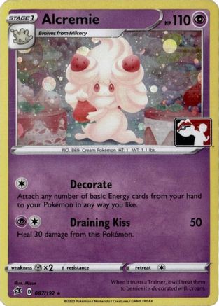 Alcremie - 087/192 (League Promo) 87 - League & Championship Cards Holofoil