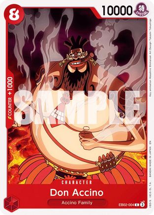 Don Accino (EB02-004) - Extra Booster: Anime 25th Collection