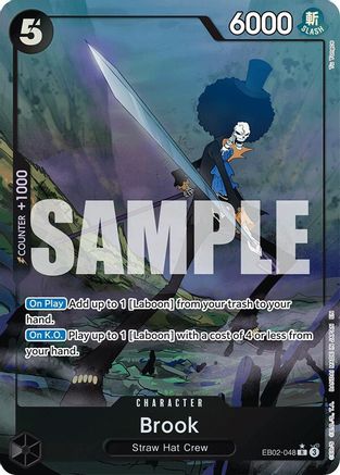 Brook (Alternate Art) (EB02-048) - Extra Booster: Anime 25th Collection