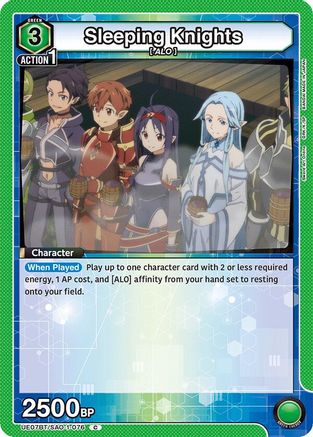Sleeping Knights (UE07BT/SAO-1-076) - UE07BT Sword Art Online