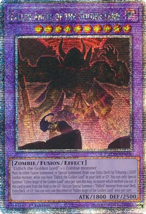 Fallen Angel of the Golden Land (Quarter Century Secret Rare) (ALIN-EN036) - Alliance Insight 1st Edition